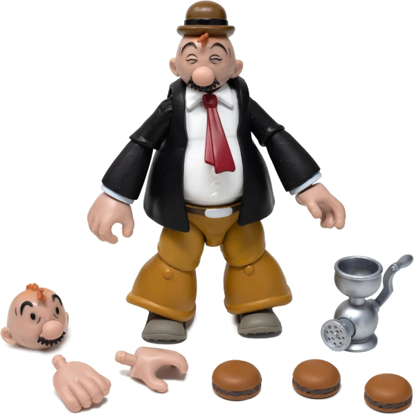 Hier ist die Actionfigur "J.Wellington Wimpy" in Nahaufnahme zu sehen.